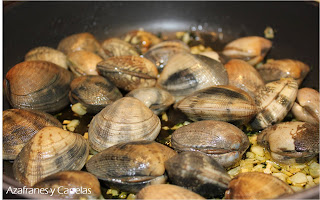 sofrito para almejas al ajillo