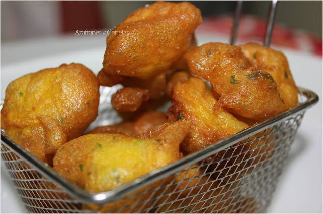 buñuelos de gambas