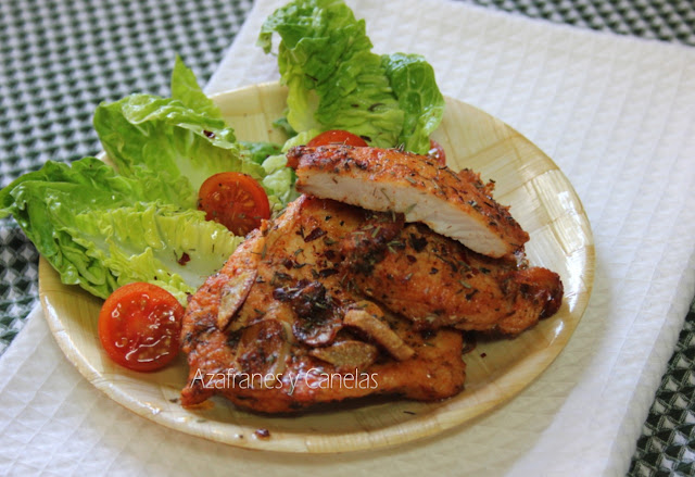 Pollo asado fácil