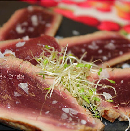 tataki de atún rojo