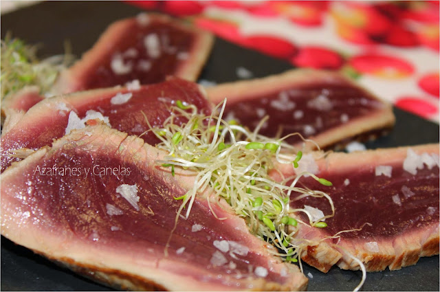 tataki de atún rojo