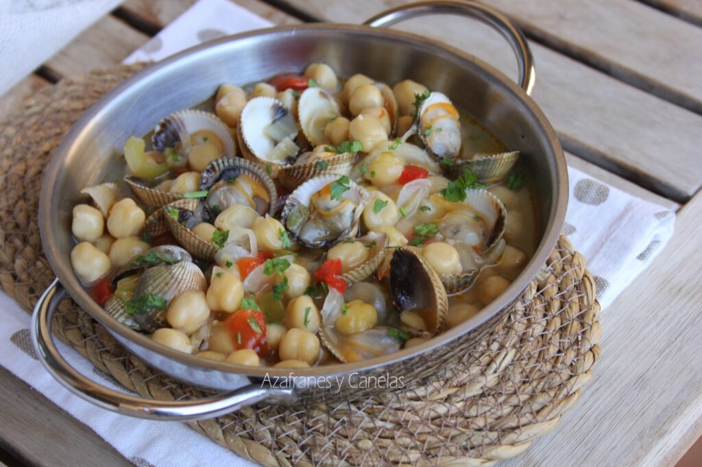 Garbanzos con berberechos