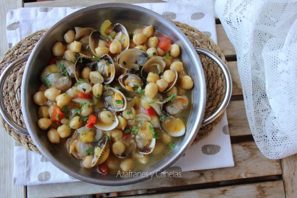 Garbanzos con berberechos