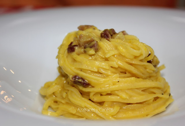 Espaguetis carbonara