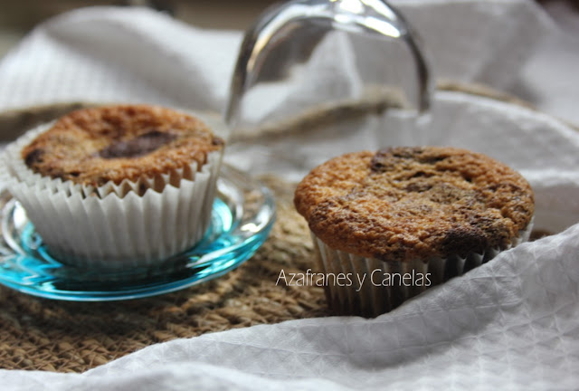 Muffins de vainilla y chocolate - Azafranes y Canelas