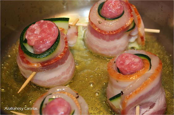 rollitos de bacon