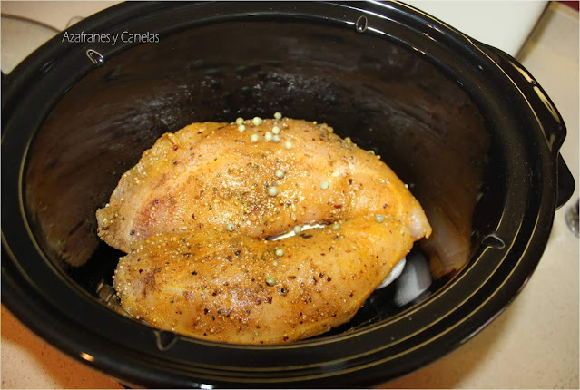 solomillo de pavo en crockpot, una delicia