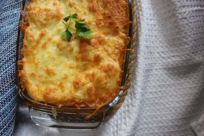 pastel de carne gratinado