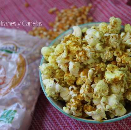 Palomitas con curry en olla