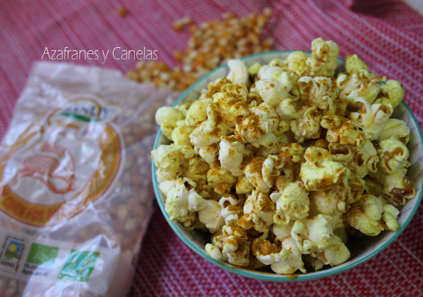 Palomitas con curry en olla