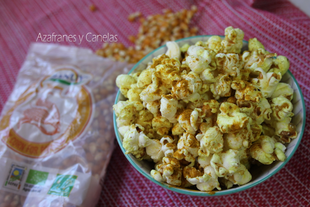 Palomitas con curry en olla