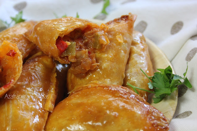 Empanadillas caseras de atún al horno