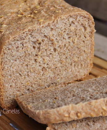 pan de espelta integral y lino