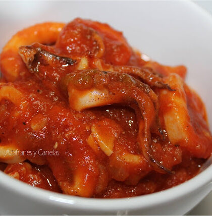 calamares en salsa americana