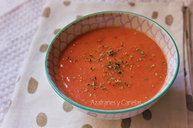 gazpacho sencillo de sandía