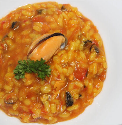 arroz con mejillones