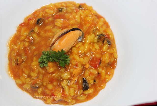 arroz con mejillones