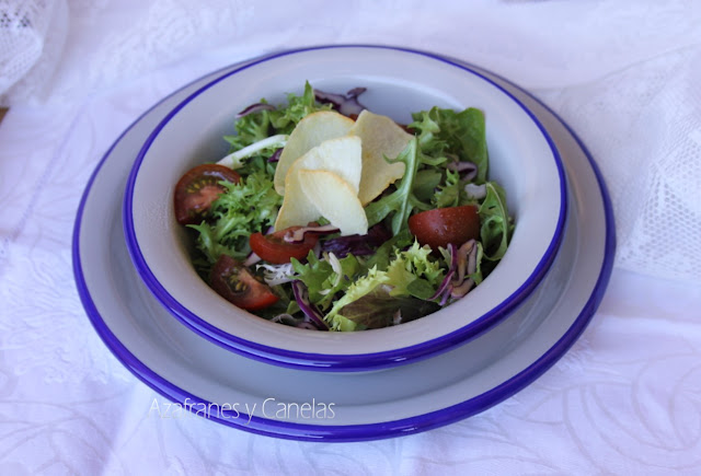 ensalada de kumato y yuca