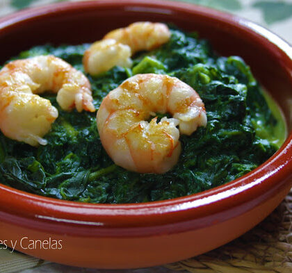 espinacas a la crema