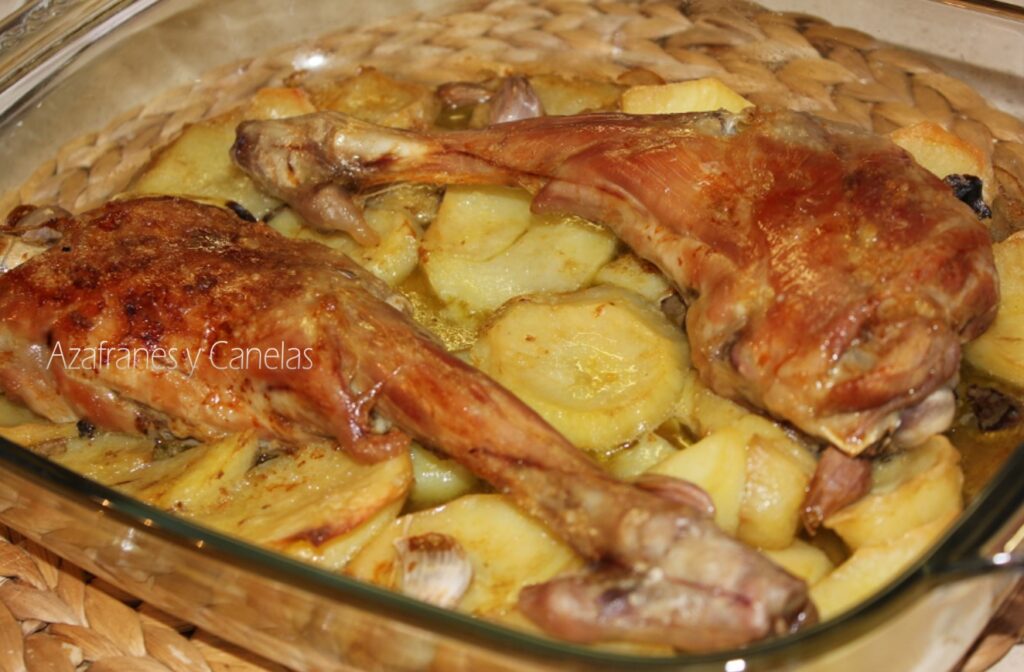 cabrito al horno con patatas