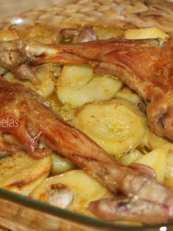 cabrito al horno con patatas