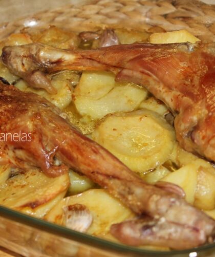 cabrito al horno con patatas