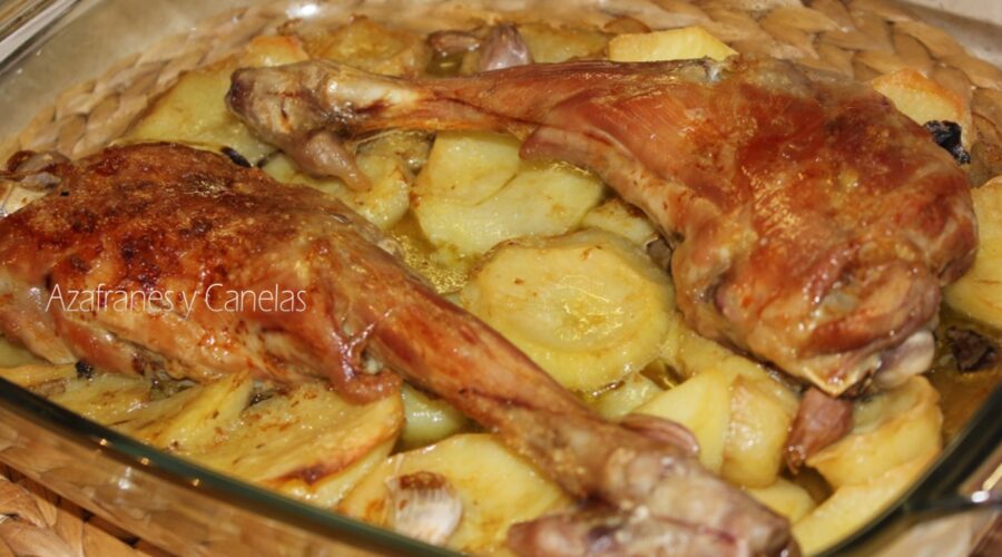 cabrito al horno con patatas