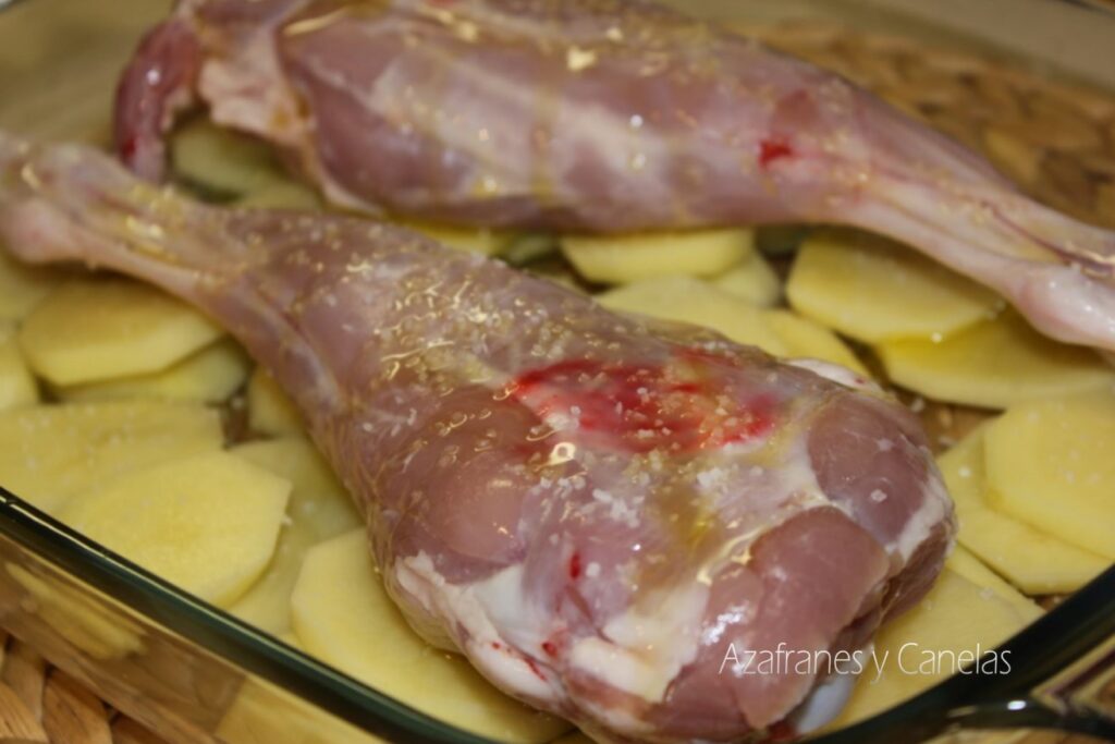 cabrito al horno con patatas