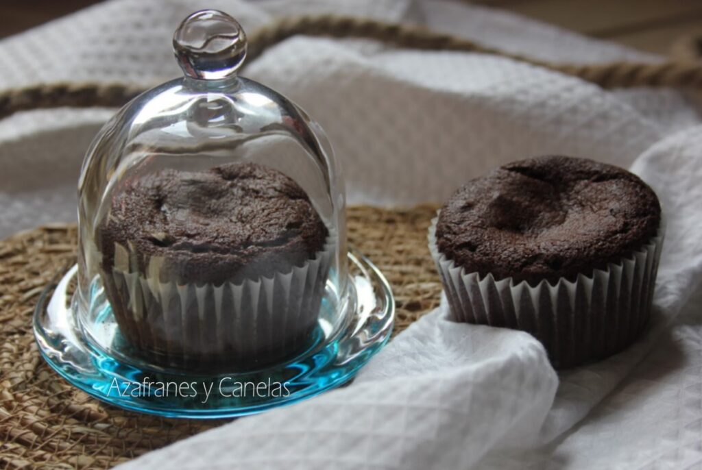 muffins de chocolate