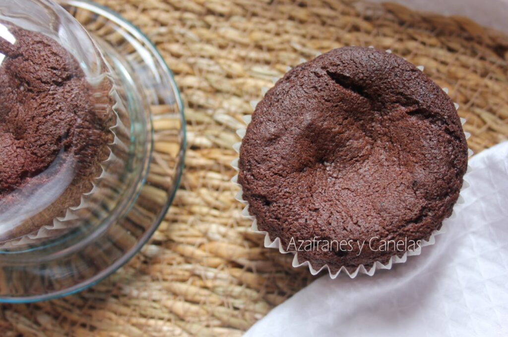 muffins de chocolate