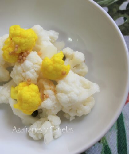 coliflor encurtida