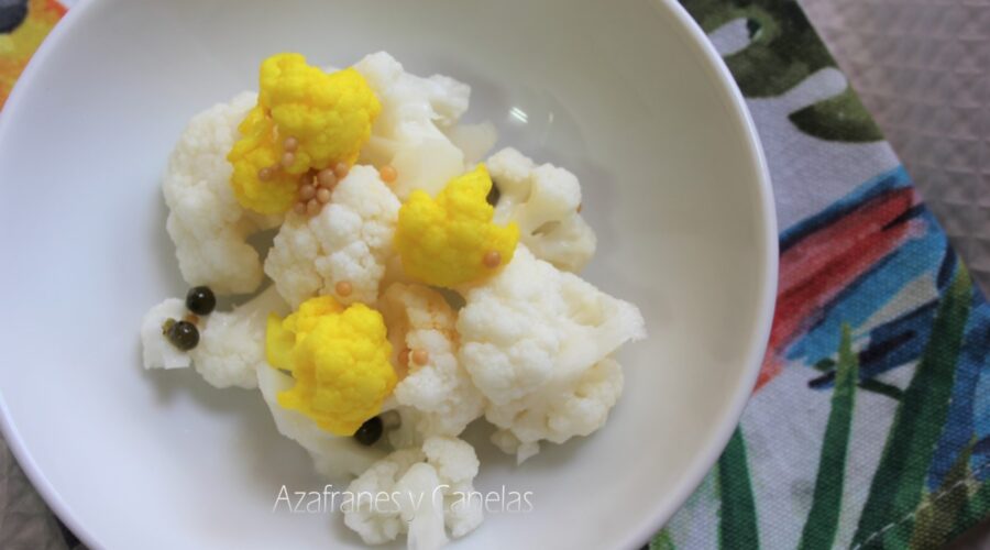 coliflor encurtida