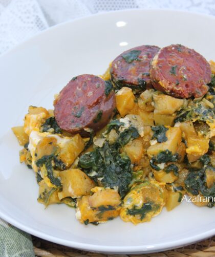 patatas revueltas chorizo