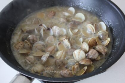 espaguetis con almejas