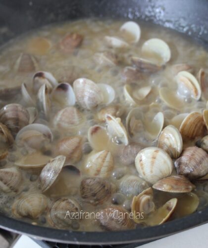 espaguetis con almejas