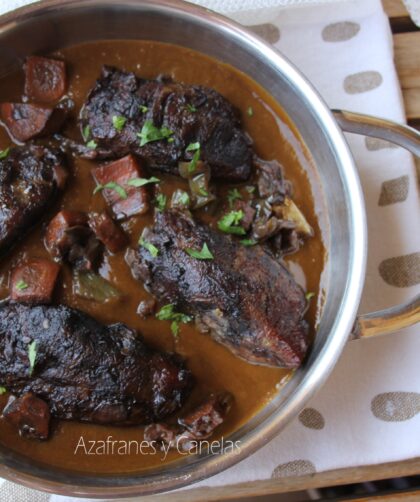 carrilleras en salsa