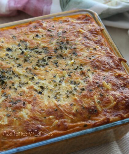 pastel de calabacin