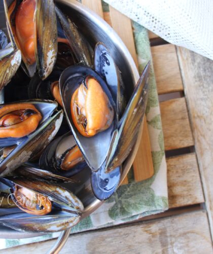 mejillones al vapor