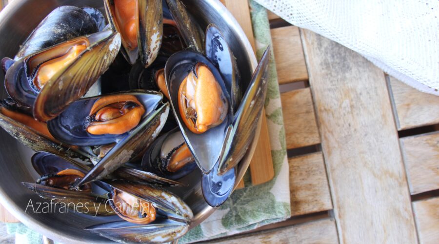 mejillones al vapor