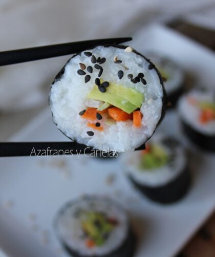 sushi vegano