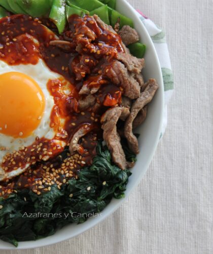 Bibimbap coreano