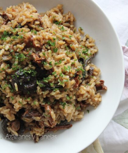 risotto de setas