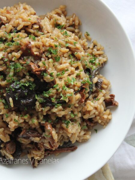 risotto de setas