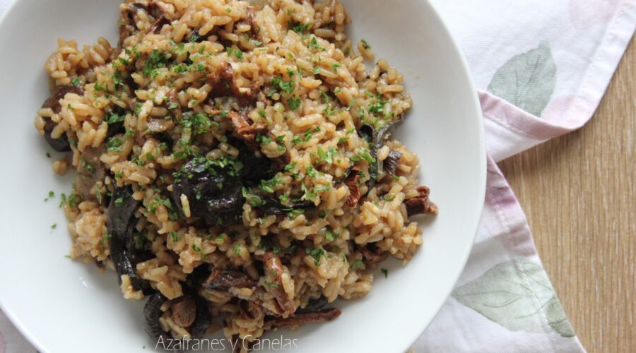 risotto de setas
