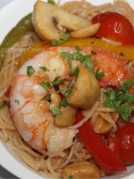 curry rojo de marisco