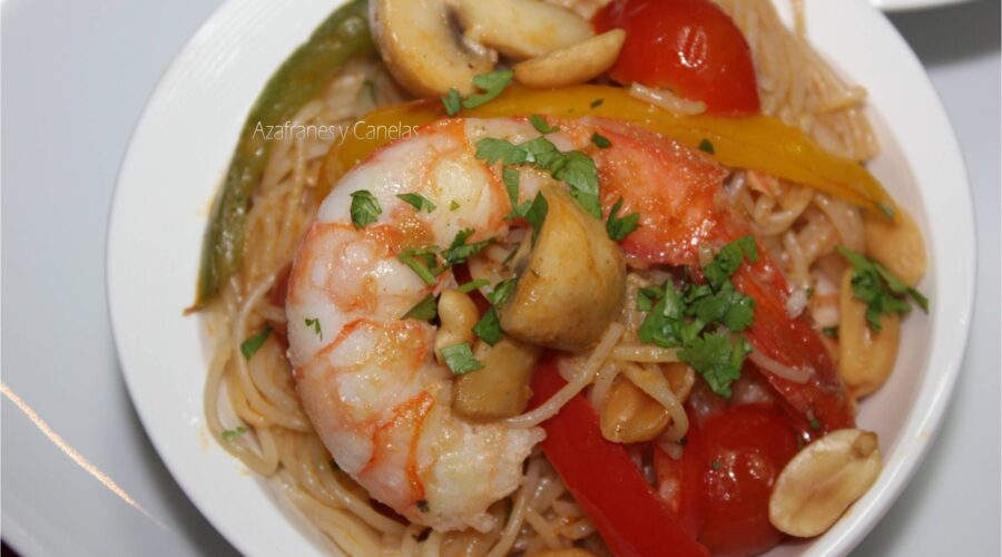 curry rojo de marisco