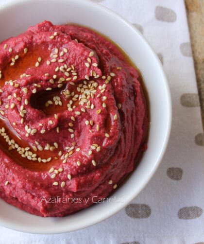 hummus de remolacha