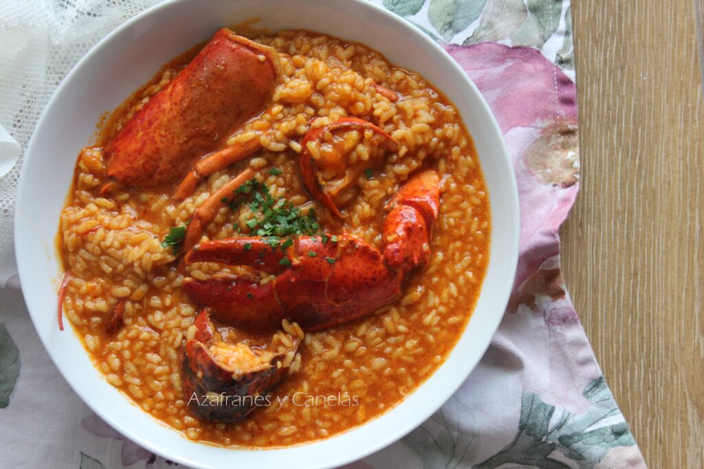 arroz caldoso con bogavante