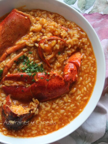 arroz caldoso con bogavante