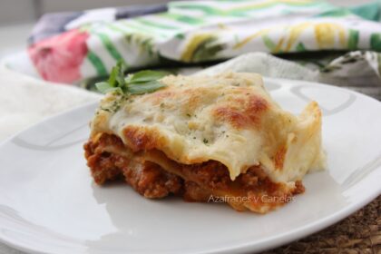 lasaña de carne casera